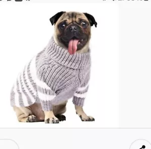 Maglione a righe grigio qualità Frienperro taglia media - Foto 1 di 3