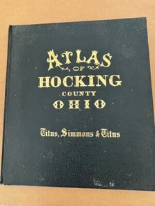 Atlas of Hockin County Ohio 1876 Titus,Simmons & Titus 1976 Book Reprint Vintage - Picture 1 of 2