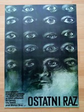 Original Vintage 1970`s Polish Poster / American Movie " Ostatni Raz "
