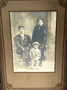 Photograph Japanese & White Gelatin Silver Mounted embossed 1900s - Picture 1 of 10