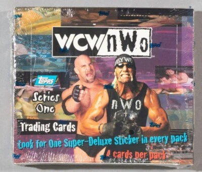 1998 Topps WCW/nWo Sealed Wax Box Rey Mysterio Bill Goldberg Chris Jericho RC - Image 1 of 4