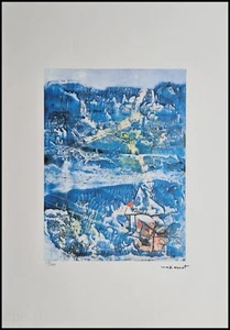 MAX ERNST * Study for a Polish * 50 x 35 cm * signed lithograph*limited # 58/200 - Picture 1 of 8