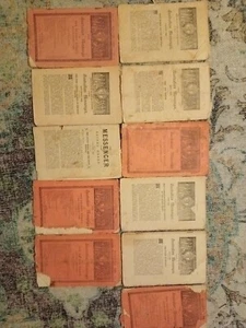 The Aus Messenger of the Sacred Heart 1888 Set: Jan, April-Dec Catholic Magazine - Zdjęcie 1 z 12