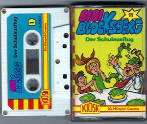 MC Bibi Blocksberg Folge 11 Der Schulausflug weiß-blaue Kassette rar - Imagen 1 de 1