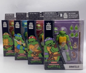 Set Tartarughe Ninja Teenage Mutant BST AXN Leonardo Raffaello Michelangelo Donatello - Foto 1 di 18
