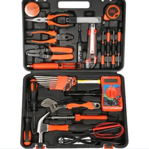 35Pcs Hardware Tool set Multimeter Pliers Electrician Electrical Repair - Picture 1 of 11