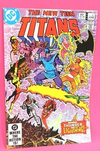 The New Teen Titans #32 Between Thunder Lightning DC Comic Comics VF - Picture 1 of 3