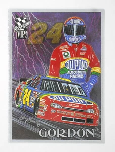 Jeff Gordon 1997 Press Pass VIP Knights Of Thunder All Foil Insert Card Sam Bass - Picture 1 of 2