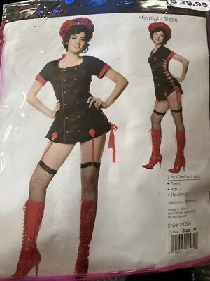 Sexy Disfraz Burlesco Seven Til Midnight Camarera Chef Pin-up Talla S - Foto 1 de 4