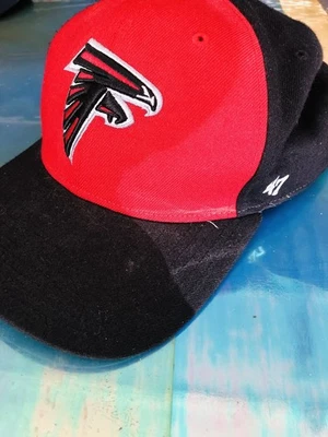 Atlanta Falcons NFL Raised Embroidery EmblemA djustable Cap Used Good Condition  - Image 1 of 3