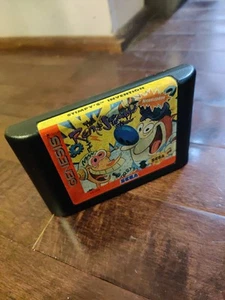 The Ren & Stimpy Show Stimpy's Invention Sega Genesis Authentic Tested Works! - Picture 1 of 3