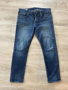 Pantalones de mezclilla Banana Republic para hombre 31x30 ajustados azules elásticos botones mosca - Imagen 1 de 16