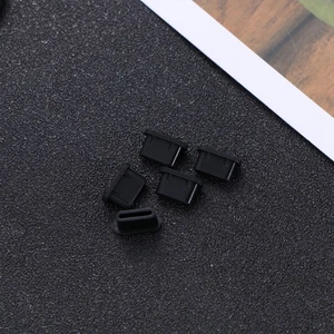 10 Paires USB C Anti Poussière Housse de Protection Port Silicium Prise Cover (Noir) - Photo 1/10