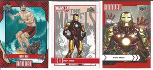 IRON MAN - Carte ANNUALI 2021 / 2022 / 2023, Marvel [NEAR MINT NM+] AVENGERS - Foto 1 di 2