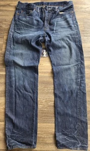 Levis LVC Selvedge 1954 501ZXX 36x34 Jeans Denim Pant Trouser Raw Big E Repro - Picture 1 of 12
