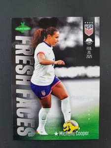2025 Parkside USWNT Soccer - MICHELLE COOPER, Fresh Faces USA Set Card #17 - Picture 1 of 2
