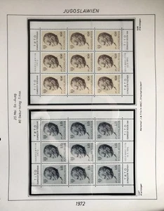 Yugoslavia Scott# 1108-1119 Souvenir Sheets 1972 MNH - Picture 1 of 8