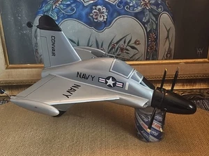 XFY-1 Convair POGO XFY1 Avión Escritorio Madera Modelo Grande USADO SIN JARRÓN - Imagen 1 de 23
