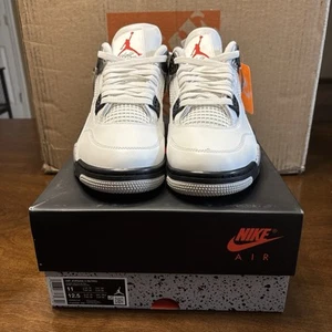 Size 11- Air Jordan 4 Retro OG 2025 White Cement - Picture 1 of 5