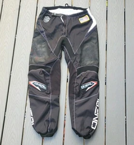 O’Neal MX Element Motocross Pants Men's 34 Black Moto Racing Checkerboard - Picture 1 of 18