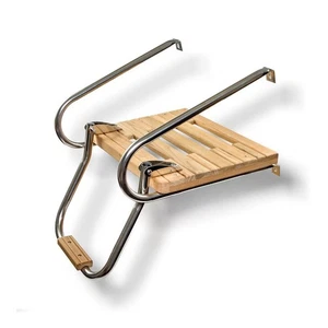 Plataforma de natación de teca WHITECAP 60903 con escalera para barcos con interior/fuera borda - Imagen 1 de 1