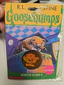 Vintage Goosebumps Monster Blood II (2) 3D Keychain - New and Sealed - Picture 1 of 3