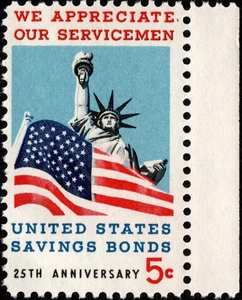US Stamp Scott 1320 Mint NH 5 Cents Servicemen Savings Bonds Commemorative Issue - Picture 1 of 1