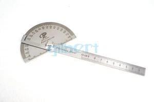 Measuring 100mm 0-180 Degree Adjust Semicircle Universal Angle Ruler Protractor - Picture 1 of 5