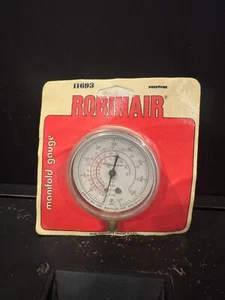 Vintage 2-1/2" Dial Robinair Refrigeration Gauge R-12, R-22, R-502 0 to 500 PSI - Picture 1 of 4