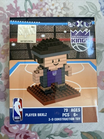 Sacramento Kings BRXLZ Mini Player Building Block Display NEW Cover