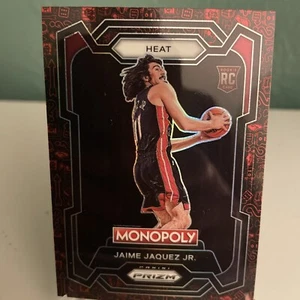 2023-24 Panini Prizm Monopoly - Monopoly Symbols Red Prizm Jaime Jaquez Jr. (RC) - Picture 1 of 5
