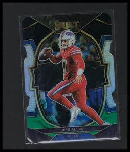 2022 Panini Select Josh Allen Black and Green Prizm Die Cut #97 - Picture 1 of 2