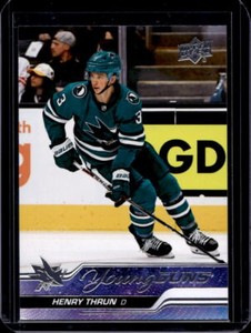 Henry Thrun 2023 Upper Deck #236 Young Guns Rookie
