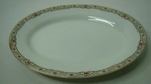 Vintage J&G Meakin England Pennsylvania Reg Sol Platte 12 Zoll x 9,5" Rose - Bild 1 von 8