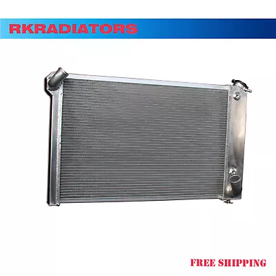 Radiador apto Chevrolet 1969-1972 Corvette bloque pequeño 5,7 L V8 aluminio 3 filas AT Foto 1 de 4