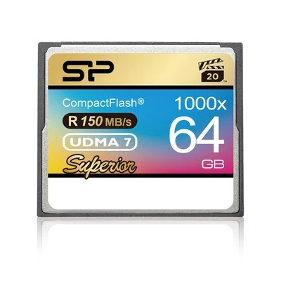 64GB Silicon Power Superior CompactFlash 1000X Speed (UDMA 7) - Image 1 of 2