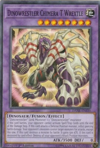 YUGIOH CARD 3 x DINOWRESTLER CHIMERA T WREXTLE DANE-EN030 1ST EDITION - Picture 1 of 1