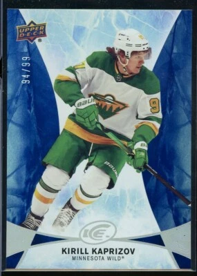 2020-21 Upper Deck Ice Royal Blue #70 Kirill Kaprizov 94/99 - Image 1 of 2