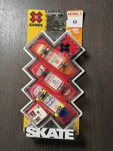 Mattel 2008 Mini Skateboard 3 Pack X Games Natural X Freshly Baked Milk Juice - Picture 1 of 6