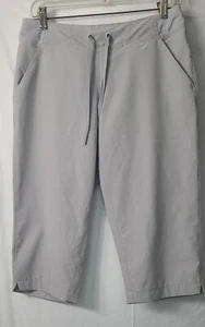 Reel Life Womans Outdoor Trek Short Capri Knee Pant Gray Size small - Picture 1 of 12