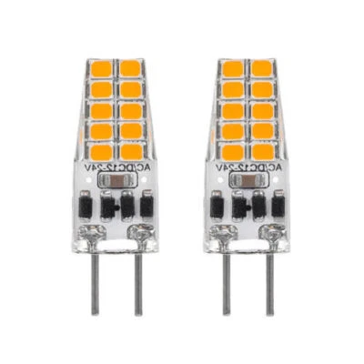 2x GY6,35/G6.35 LED SMD Sparlampe Leuchtmittel Birne Lampe Warmweiß AC/DC12V - Bild 1 von 4