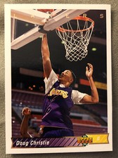 1992-93 Upper Deck Doug Christie Lakers Basketball Card Rookie #32 High Grade