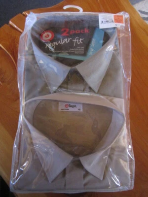 CAMISAS DE NEGOCIOS NUEVAS PARA HOMBRE PAQUETE DOBLE TALLA 46 *** GENIAL *** NUEVAS EN PAQUETE Foto 1 de 3