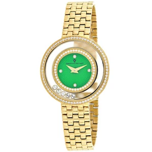 Christian Van Sant Women's Gracieuse Green Dial Watch - CV4834 - Picture 1 of 1