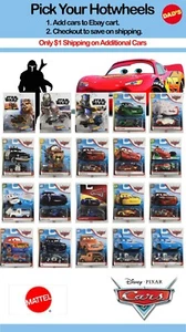 New 2020 Mattel Hot Wheels Mandalorian and Disney Pixar Cars, You Pick and Save! - Picture 1 of 19
