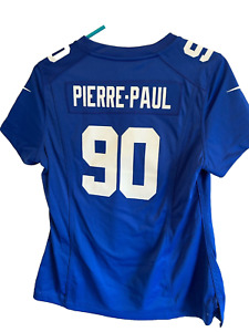 Pre Owned Womens Medium Jason Pierre Paul NY New York Giants NFL Football Jersey