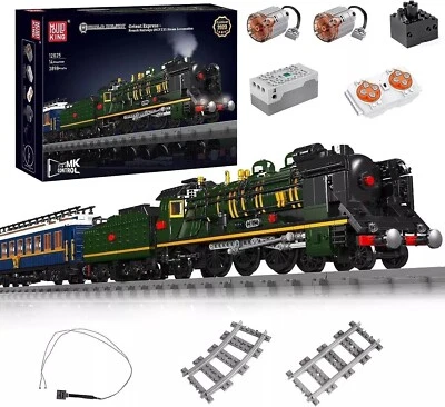Mould King 12025 Orient Express French Railways SNCF 231 Steam Train w/ Tracks - Image 1 of 4