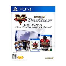 PS4 Street Fighter V CAPCOM Pro Tour Unterstützer Paket GEO Limitierter Verkauf NEU FS