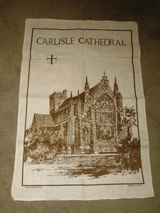 Carlisle Cathedral Cotton/Linen Tea Towel Richlin 227  W18 x L29 - Picture 1 of 3