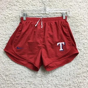 Nike Texas Rangers Shorts Small Adult Red Athletic Lined Dri Fit Baseball Womens - Picture 1 of 11